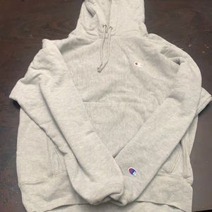 Gray champion hoodie